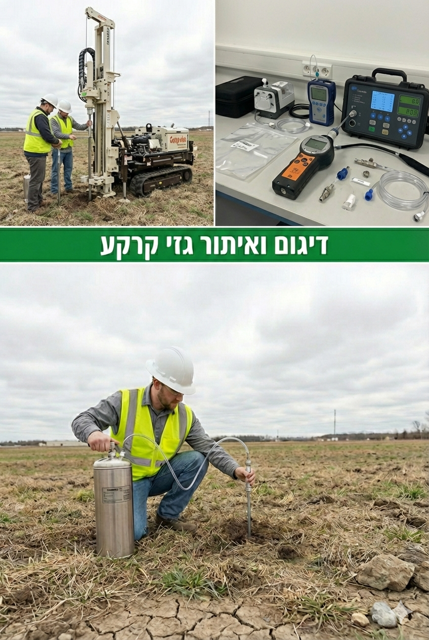 ציוד ניטור גז קרקע